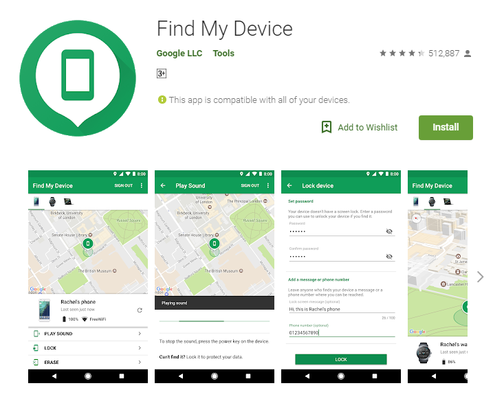 Use Google’s Android Device Manager to find a lost phone