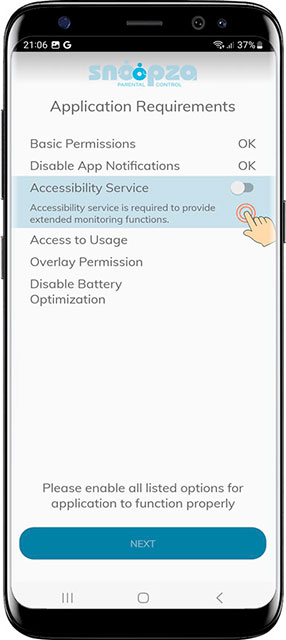Activate on Accessibility Service