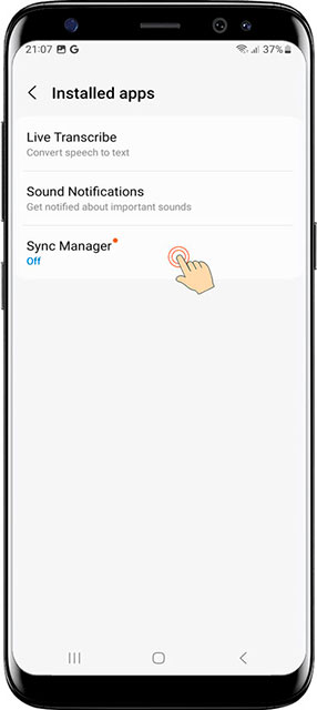 Press Sync Manager